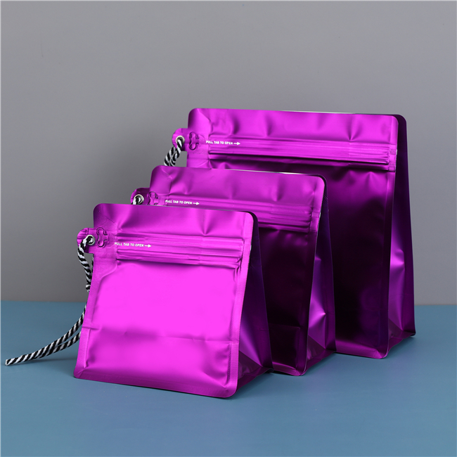 Self sealing soft bag - Pull type